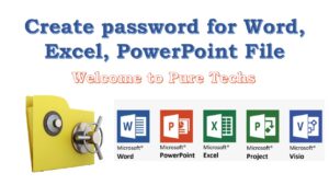 Read more about the article MS Word की फाइल पर पासवर्ड कैसे लगाए | How to Set Password On MS-word, Excel, powerPoint.
